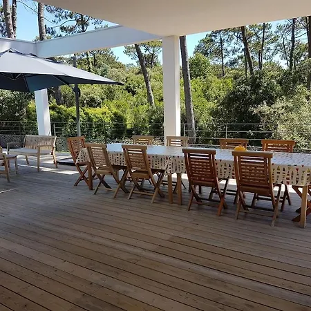 California Piscine Chauffée 14x4m Moulleau Abatilles 10 Pers *
