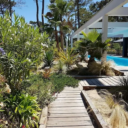 California Piscine Chauffée 14x4m Moulleau Abatilles 10 Pers