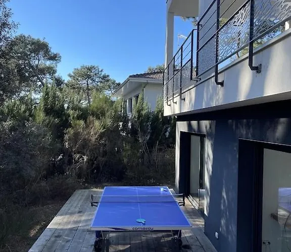 Villa California Piscine Chauffee 14x4m Moulleau Abatilles 10 Pers